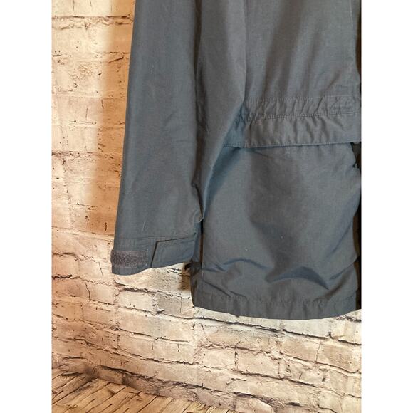 Eddie Bauer Jacket Men's Medium Slate Gray Full Zip Front Mesh Lined Pockets - Picture 4 of 12